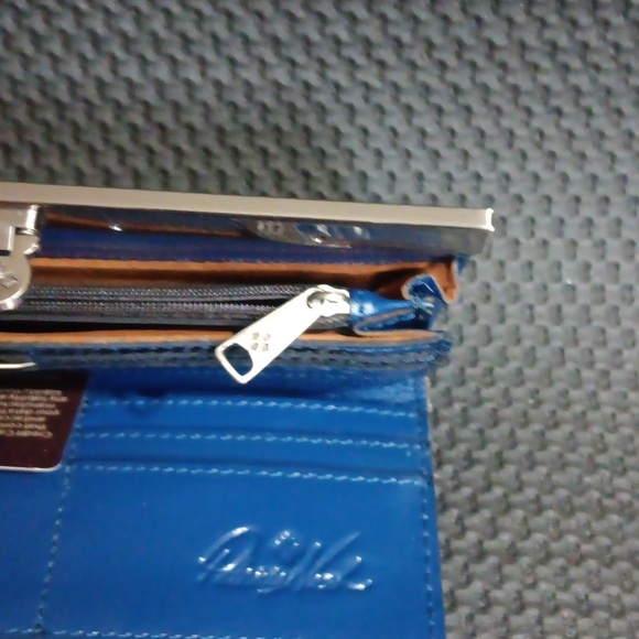 Patricia Nash Blue and Silver Clutch - Picture 4 of 4